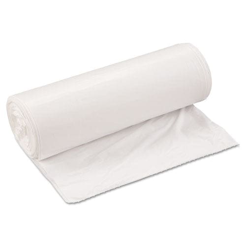 Inteplast Group Low-density Commercial Can Liners 33 Gal 0.8 Mil 33 X 39 White 25 Bags/roll 6 Rolls/carton - Janitorial & Sanitation -