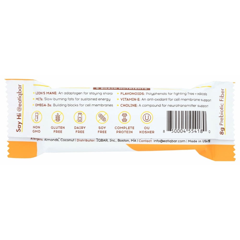 IQ BAR Grocery > Nutritional Bars IQ BAR: Banana Nut Bar, 1.6 oz