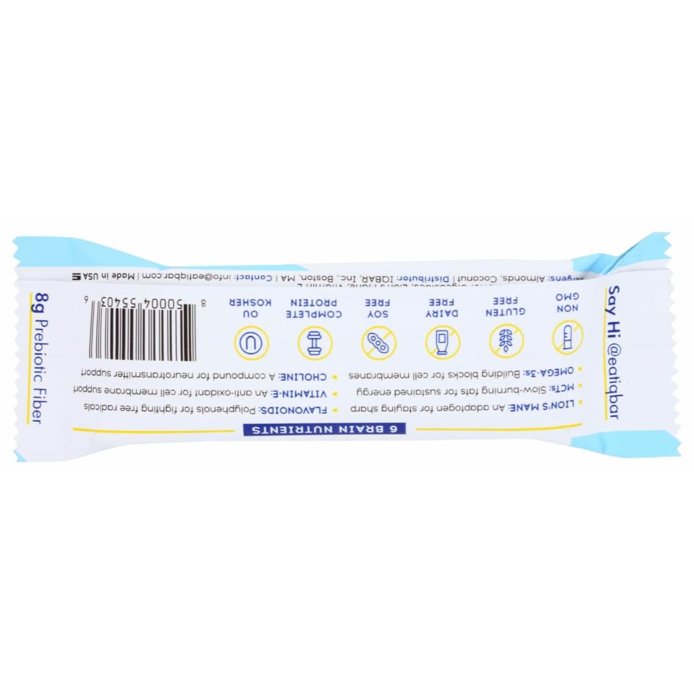 IQ BAR Grocery > Nutritional Bars IQ BAR: Lemon Blueberry Bar, 1.6 oz