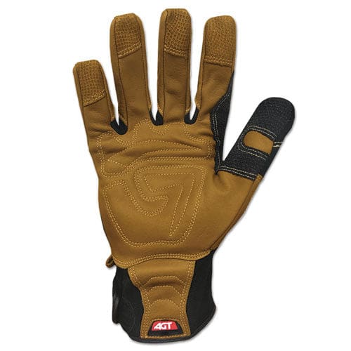 Ironclad Ranchworx Leather Gloves Black/tan Large - Office - Ironclad