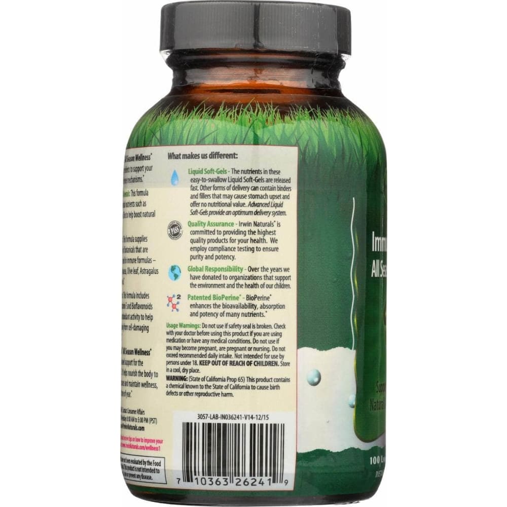 IRWIN NATURALS New IRWIN NATURALS: Immuno Shield All Season Wellness, 100 sg