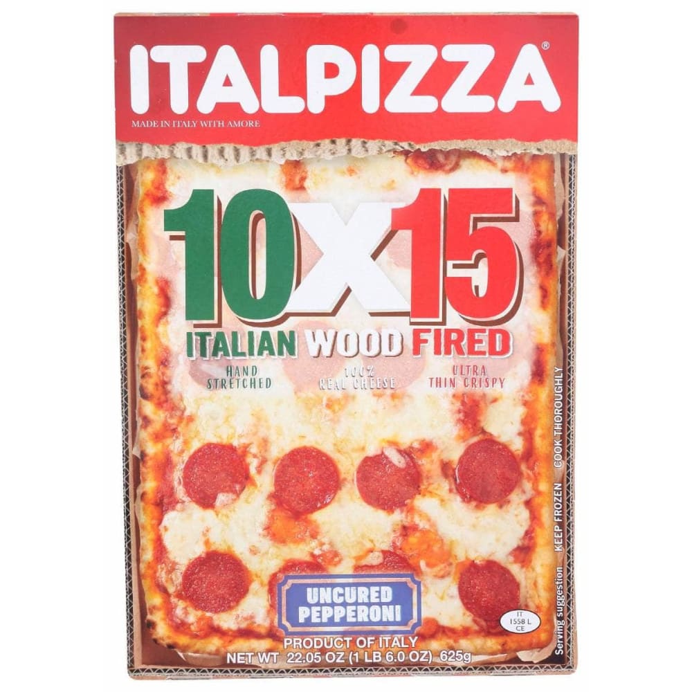 ITALPIZZA 10 X15 Grocery > Frozen ITALPIZZA 10 X15: Pizza Pepperoni Uncured, 22 oz