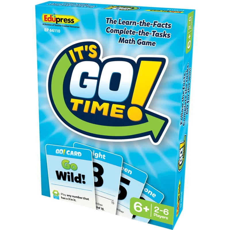 Its Go Time Card Game (Pack of 6) - Card Games - Teacher Created Resources