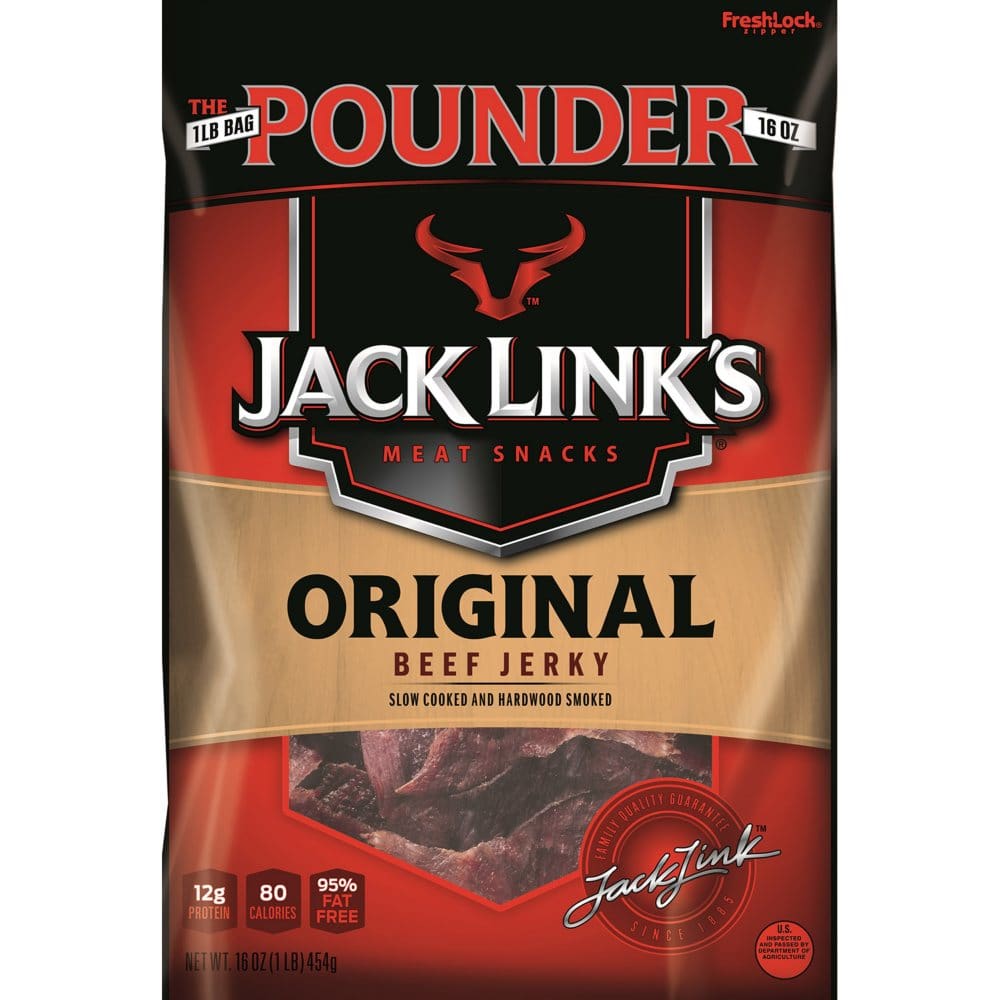 Jack Link’s Original Beef Jerky (16 oz.) - Jerky & Meat Snacks - Jack Link’s
