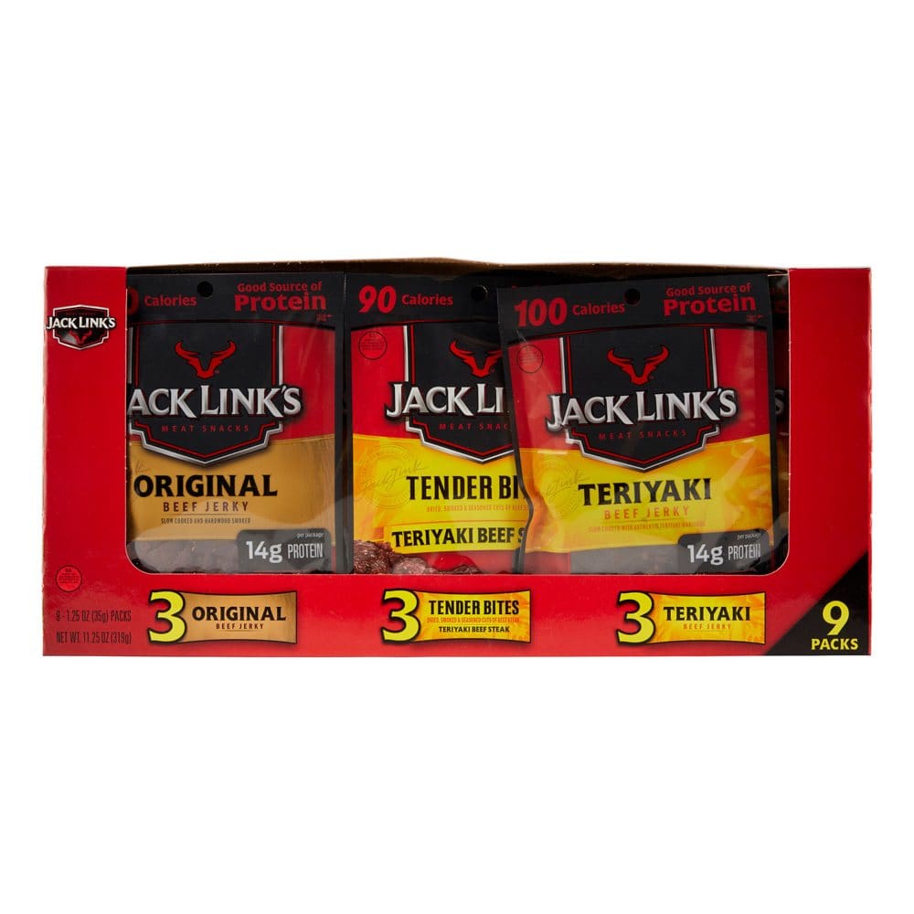 Jack Link’s Variety Pack (1.25 oz. 9 ct.) - Bulk Pantry - Jack Link’s