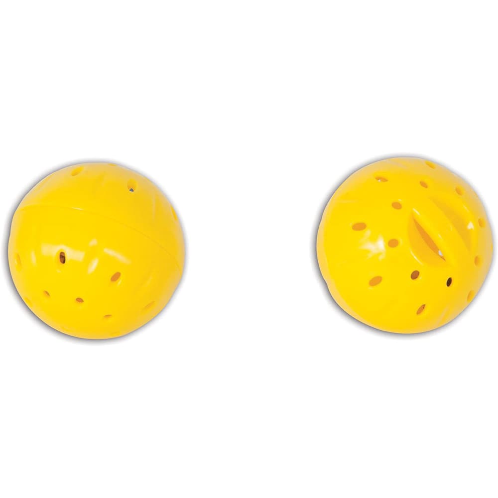 Jackson Galaxy Spiral LED Ball Cat Toy Yellow 2 Pack - Pet Supplies - Jackson Galaxy