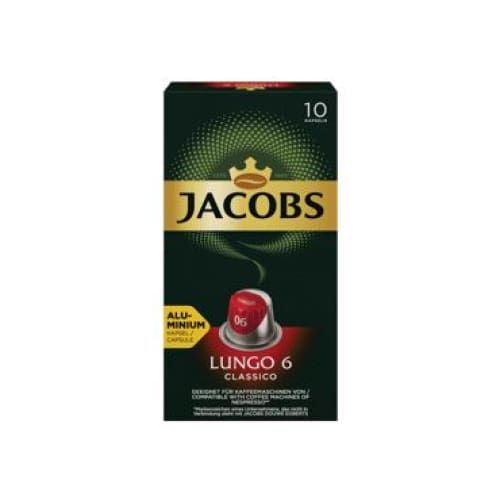 Jacobs Aluminium Lungo 6 Classico 10 pcs. - Jacobs