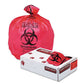 Jaguar Plastics Health Care Trash Can Liners 45 Gal 1.3 Mil 40 X 46 Red 100/carton - Janitorial & Sanitation - Jaguar Plastics®