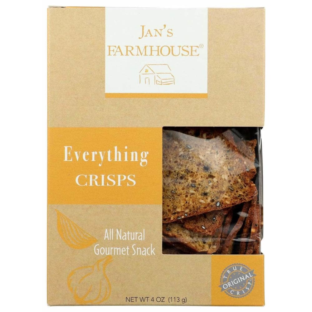 JANS FARMHOUSE Jans Farmhouse Crisps Everything, 4 Oz