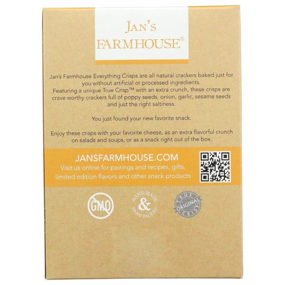 JANS FARMHOUSE Jans Farmhouse Crisps Everything, 4 Oz