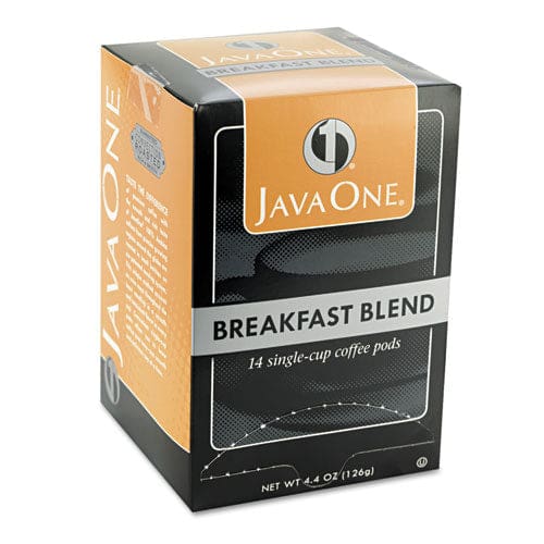 Java One Coffee Pods Breakfast Blend Single Cup 14/box - Food Service - Java One®