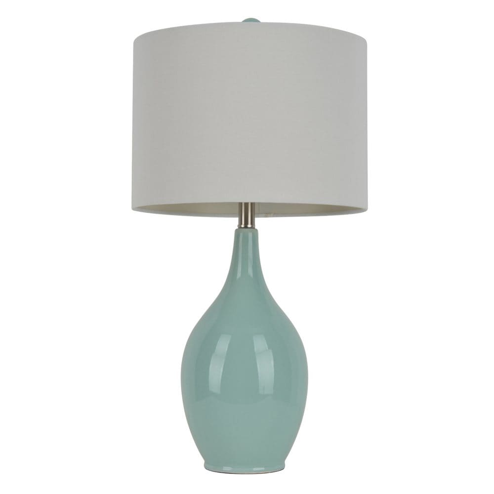 Jeannie Bottle Table Lamp Spa Blue - Lamps - Jeannie