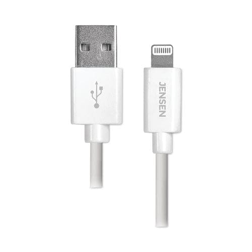 JENSEN Lightning To Usb Cable 4 Ft White - Technology - JENSEN®