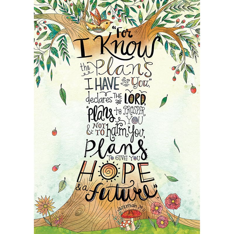 Jeremiah 29 11 Rejoice Poster Inspire U (Pack of 12) - Inspirational - Creative Teaching Press