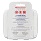 Johnson & Johnson Red Cross Mini First Aid To Go Kit 12 Pieces Plastic Case - Janitorial & Sanitation - Johnson & Johnson® Red Cross®