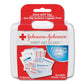 Johnson & Johnson Red Cross Mini First Aid To Go Kit 12 Pieces Plastic Case - Janitorial & Sanitation - Johnson & Johnson® Red Cross®
