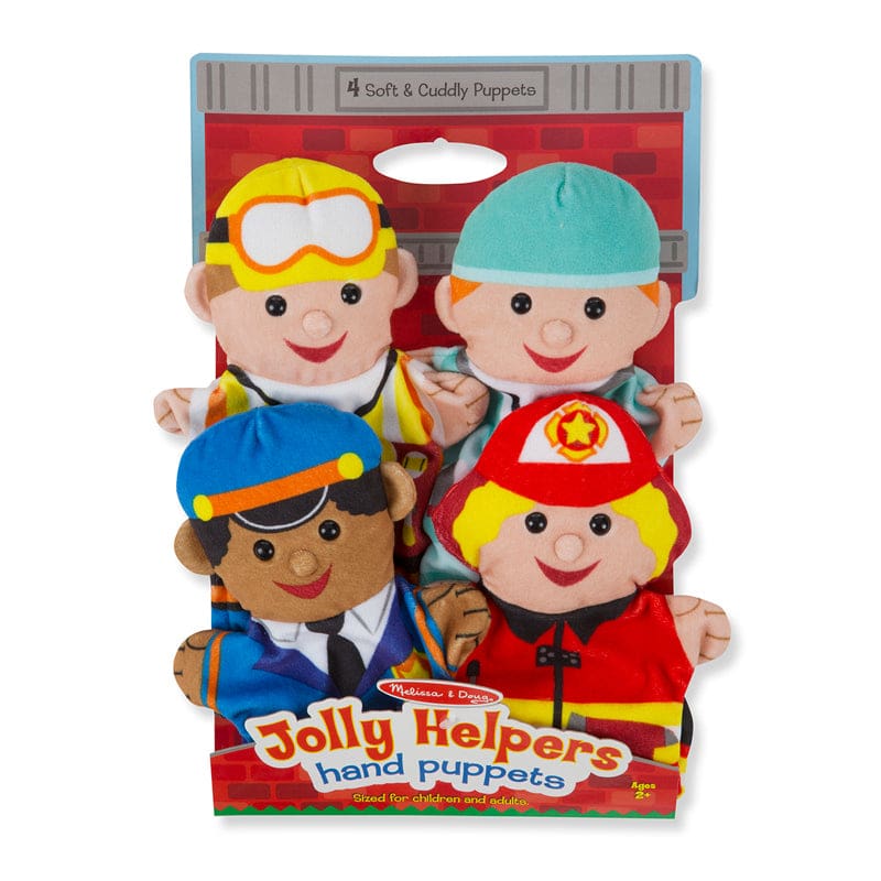 Jolly Jobs Hand Puppets - Puppets & Puppet Theaters - Melissa & Doug