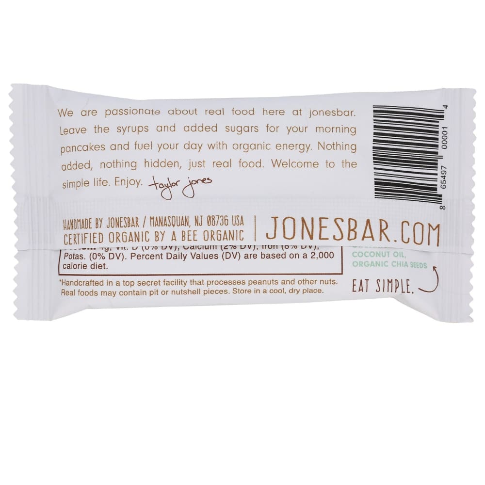 JONESBAR: Coconut Snack Bar 1.7 oz - Grocery > Snacks - JONESBAR