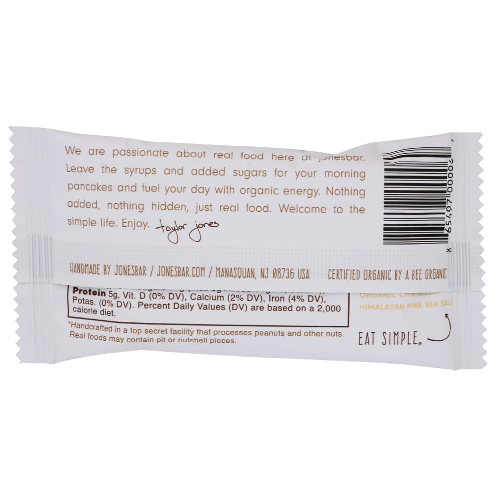 JONESBAR: Peanut Butter Snack Bar 1.7 oz - Grocery > Snacks - JONESBAR