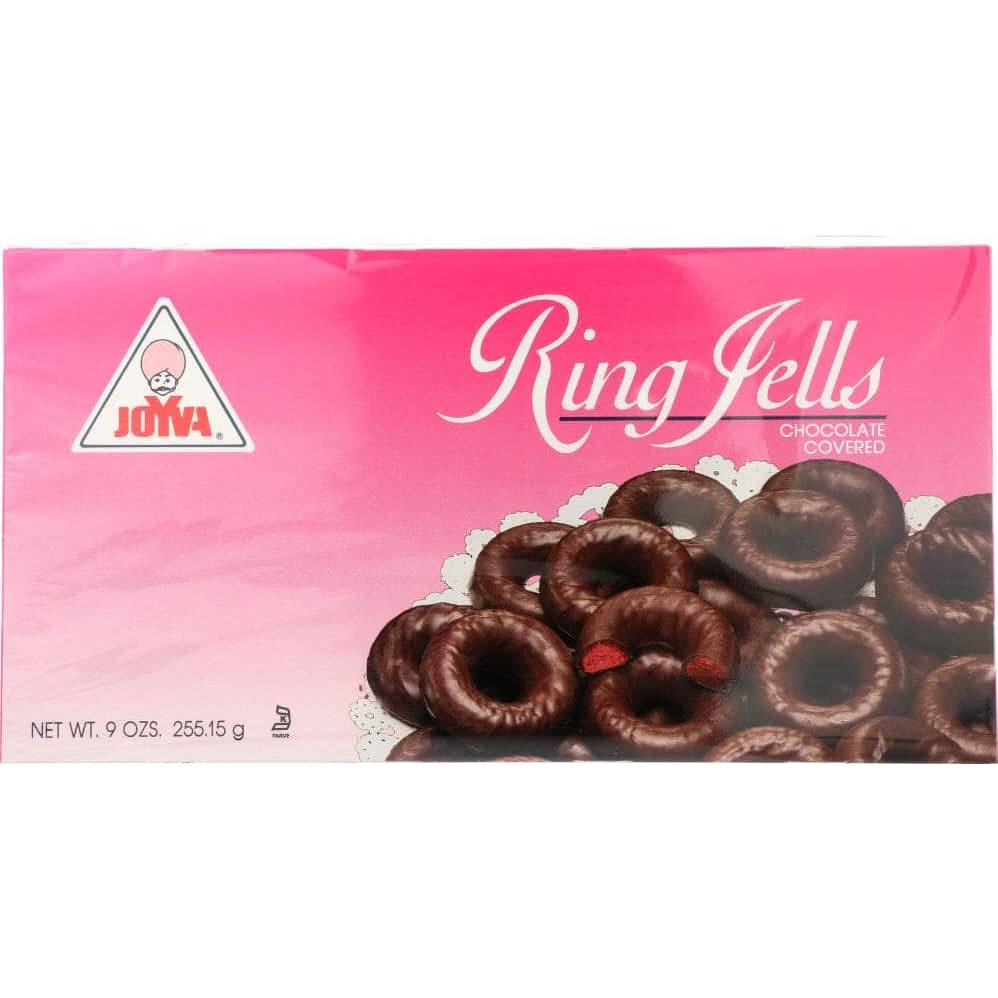 JOYVA Joyva Chocolate Covered Raspberry Ring Jells, 9 Oz