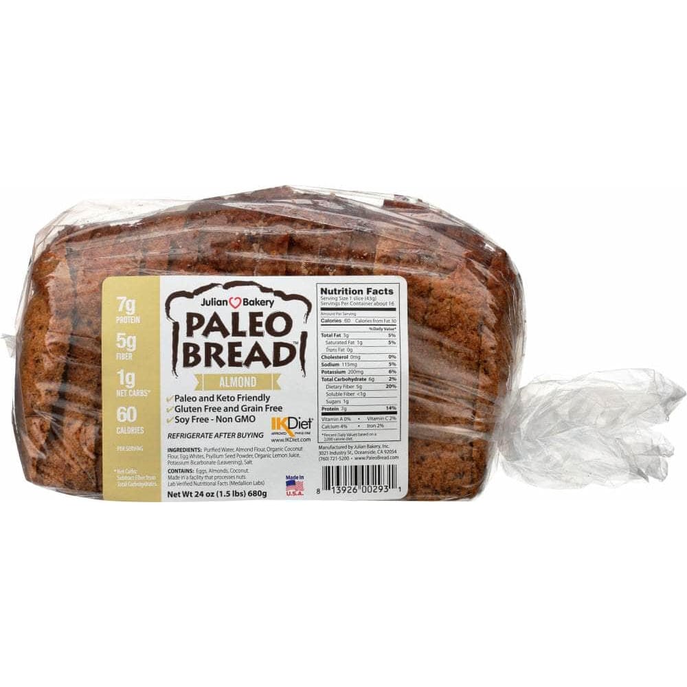 Julian Bakery Julian Bakery Paleo Bread Almond, 24 oz