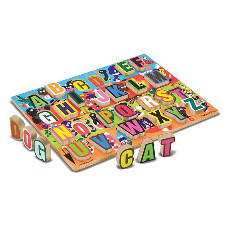 Jumbo Abc Chunky Puzzle - Wooden Puzzles - Melissa & Doug