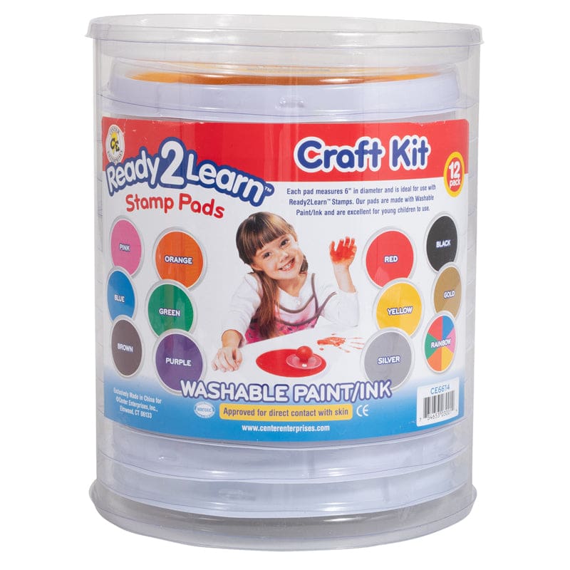 Jumbo Circular Washable Pads Craft Kit - Paint - Learning Advantage