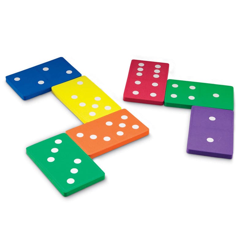 Jumbo Foam Dominoes Set Of 28 - Dominoes - Learning Resources