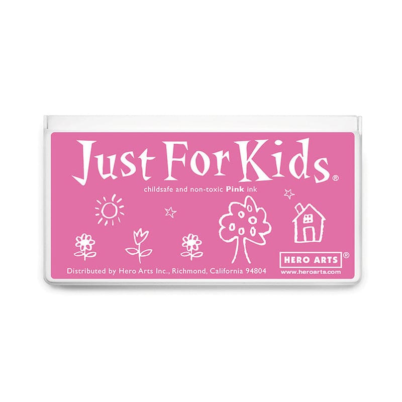Jumbo Just For Kids Stamp Pad Pink (Pack of 6) - Stamps & Stamp Pads - Hero Arts