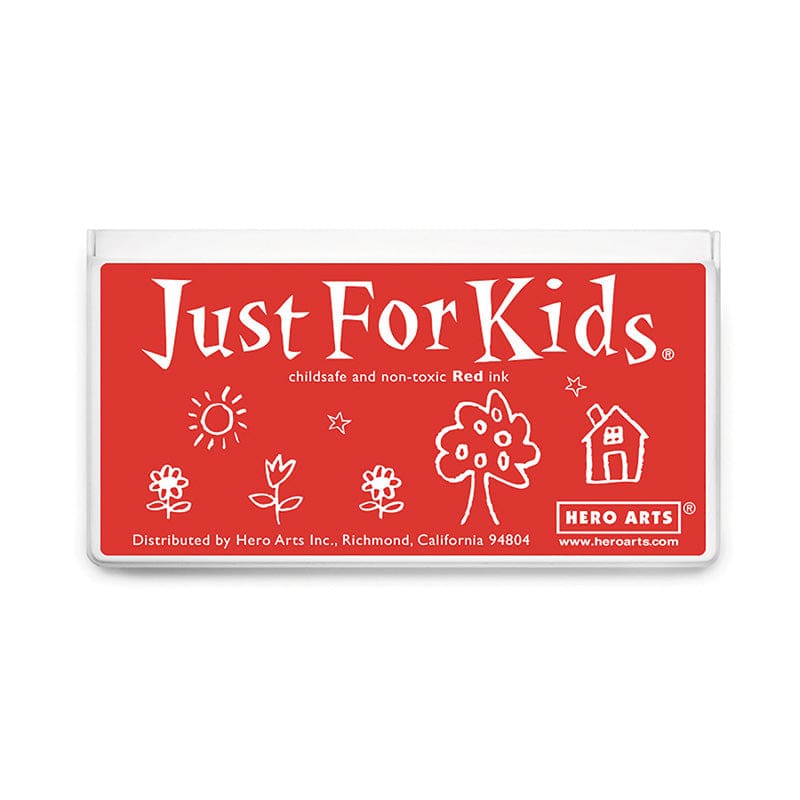 Jumbo Just For Kids Stamp Pad Red (Pack of 6) - Stamps & Stamp Pads - Hero Arts