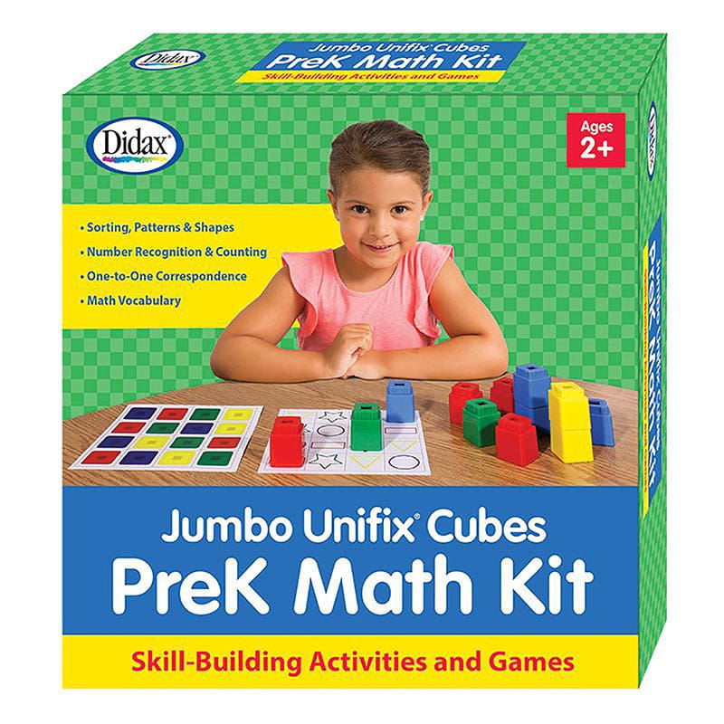 Jumbo Unifix Cubes Prek Math Kit - Unifix - Didax