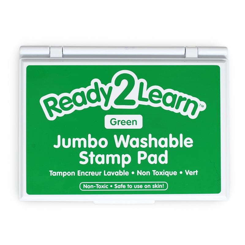Jumbo Washable Stamp Pad Green (Pack of 3) - Stamps & Stamp Pads - Learning Advantage