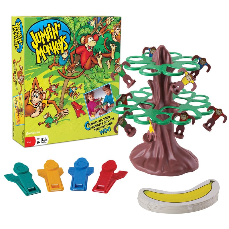 Jumpin Monkeys Game (Pack of 3) - Games - Pressman