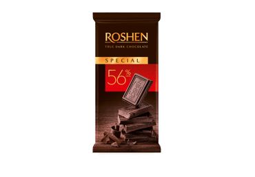 Roshen Dark Chocolate Candy bar 56% 3.17 oz (90 g) - Roshen