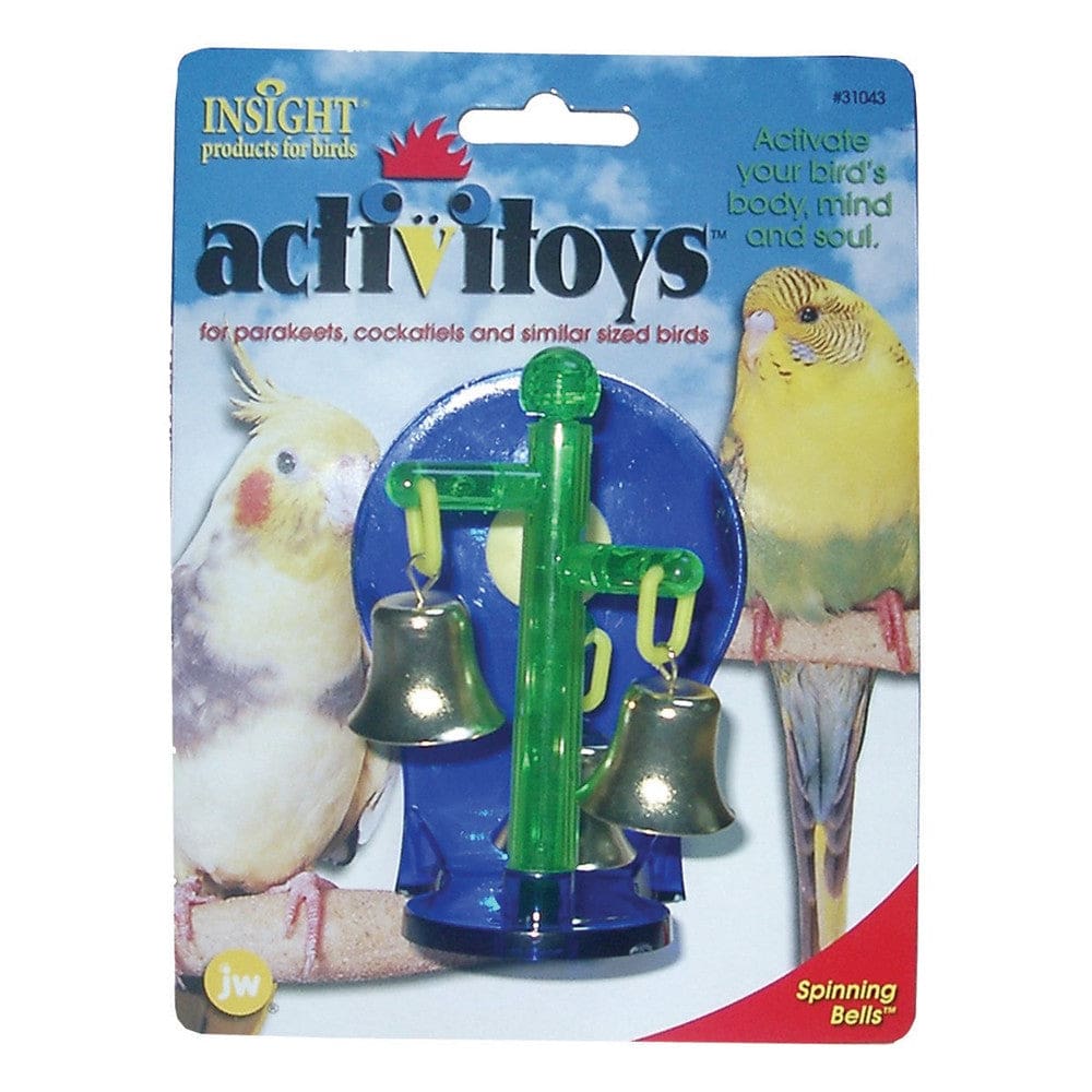 JW Pet ActiviToy Spinning Bells Bird Toy Assorted Small Medium - Pet Supplies - JW
