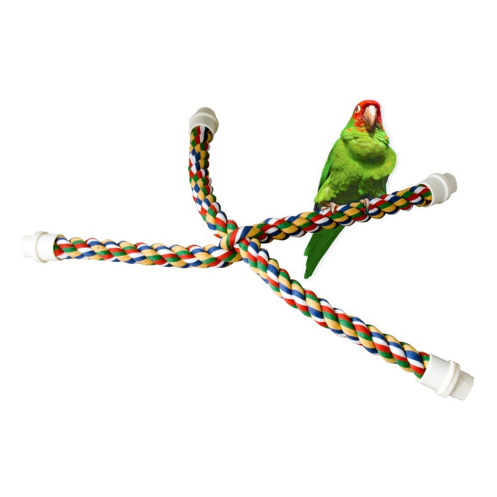 JW Pet Comfy Perch Cross Multi-Color Large - Pet Supplies - JW