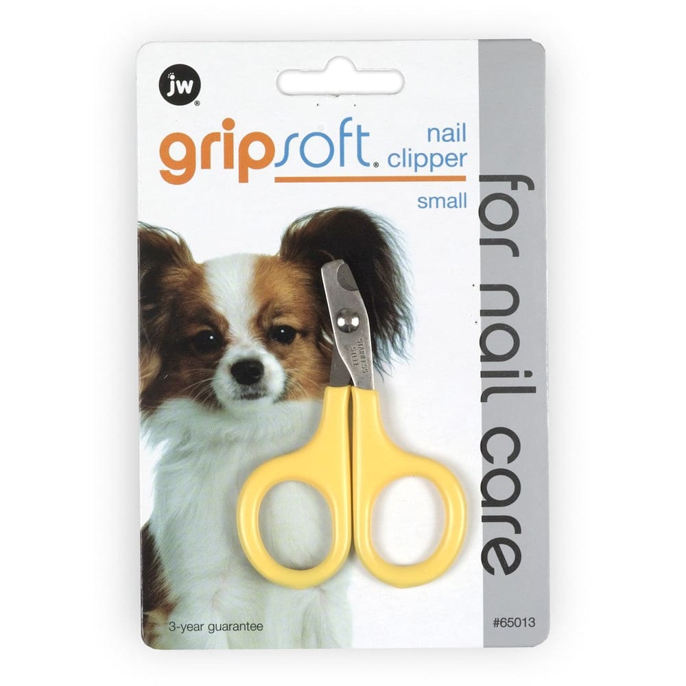 JW Pet Dog Nail Clipper Grey; Yellow Small - Pet Supplies - JW