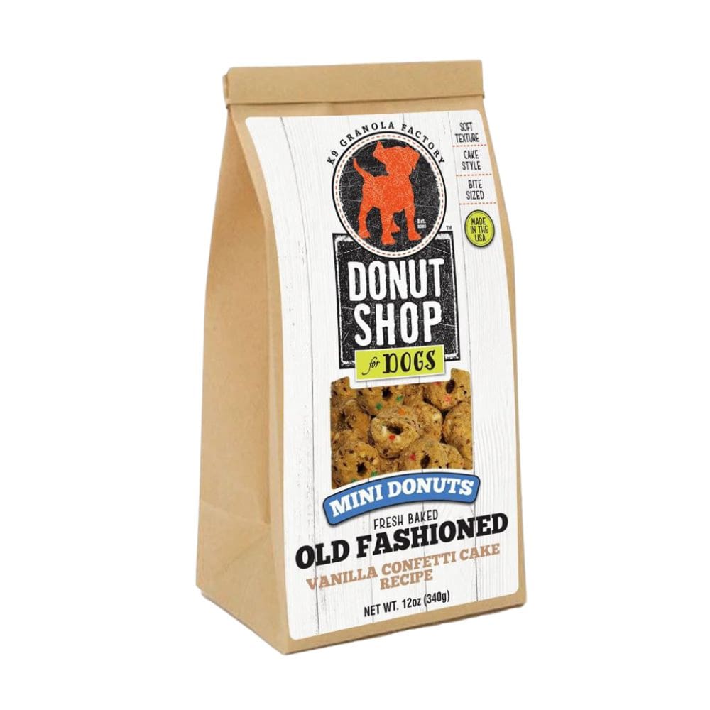 K9 Granola Mini Donuts; Vanilla Confetti Cake 12Oz - Pet Supplies - K9