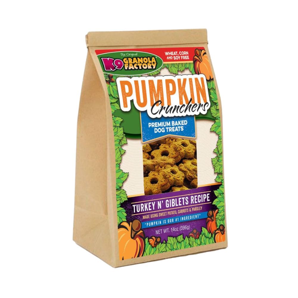 K9 Granola Pumpkin Crunchers; Turkey N Giblet Recipe 14oz - Pet Supplies - K9