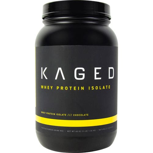 Kaged Muscle Whey Protein Isolate Chocolate 48 oz - Kaged Muscle