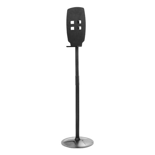 Kantek Floor Stand For Sanitizer Dispensers Height Adjustable From 50 To 60 Black - Janitorial & Sanitation - Kantek