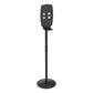 Kantek Floor Stand For Sanitizer Dispensers Height Adjustable From 50 To 60 Black - Janitorial & Sanitation - Kantek