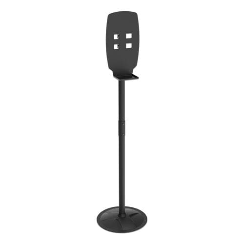 Kantek Floor Stand For Sanitizer Dispensers Height Adjustable From 50 To 60 Black - Janitorial & Sanitation - Kantek