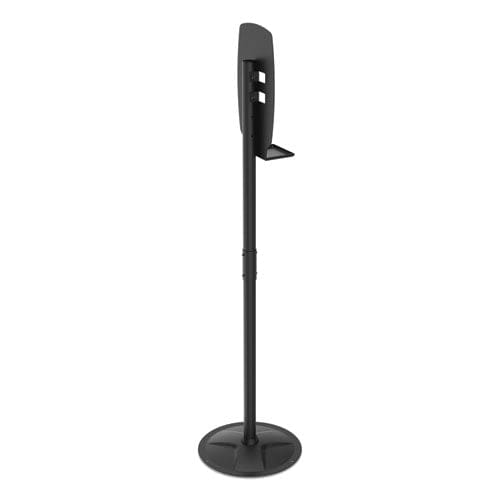 Kantek Floor Stand For Sanitizer Dispensers Height Adjustable From 50 To 60 Black - Janitorial & Sanitation - Kantek
