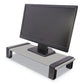 Kantek Modern Monitor Riser 23.75 X 10.25 X 3.5 Black/gray Supports 60 Lbs - School Supplies - Kantek