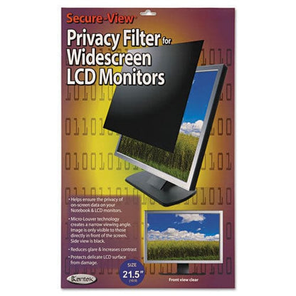 Kantek Secure View Lcd Monitor Privacy Filter For 21.5 Widescreen Flat Panel Monitor 16:9 Aspect Ratio - Technology - Kantek