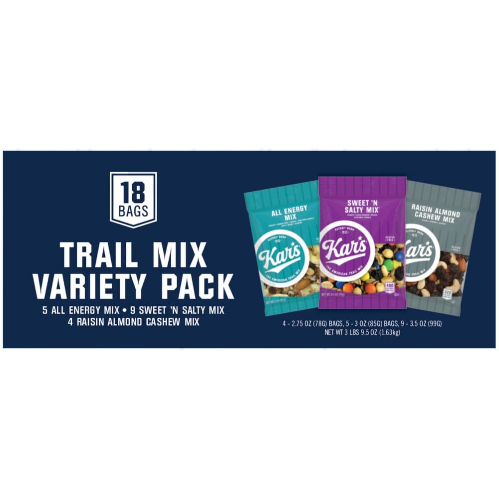 Kar’s Nut & Fruit Mix Variety Pack (18ct.) - Bulk Pantry - Kar’s Nut