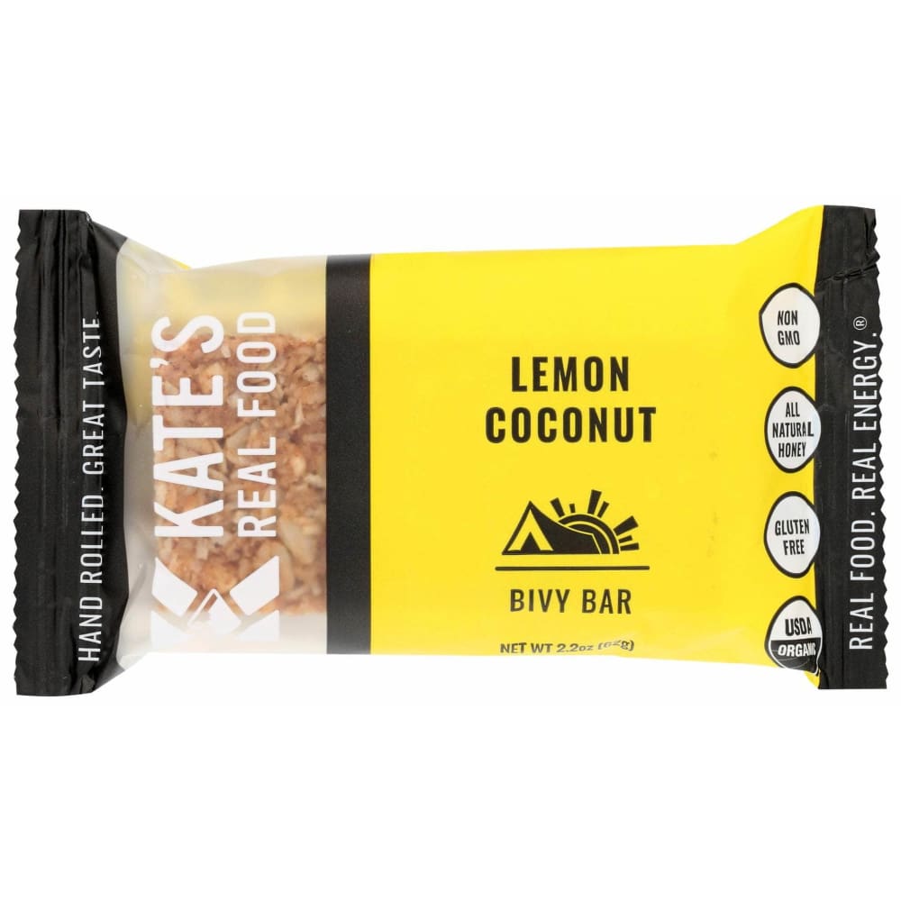 KATES REAL FOOD Grocery > Nutritional Bars KATES REAL FOOD: Lemon Coconut Bar, 2.2 oz