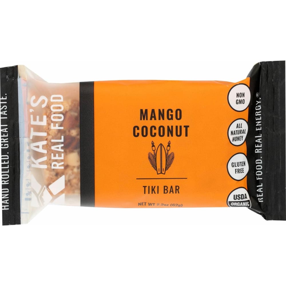 KATES REAL FOOD Grocery > Snacks KATES REAL FOOD: Mango Coconut Bar, 2.2 oz