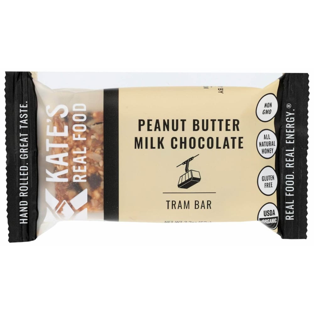 KATES REAL FOOD Grocery > Snacks KATES REAL FOOD: Peanut Butter Milk Chocolate Bar, 2.2 oz